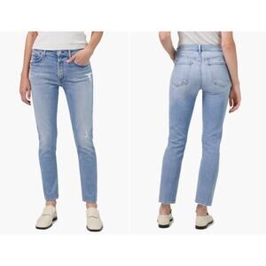 Citizens Of Humanity Womens 4 Blue Mid Rise Straight Slim Ella Denim Jeans